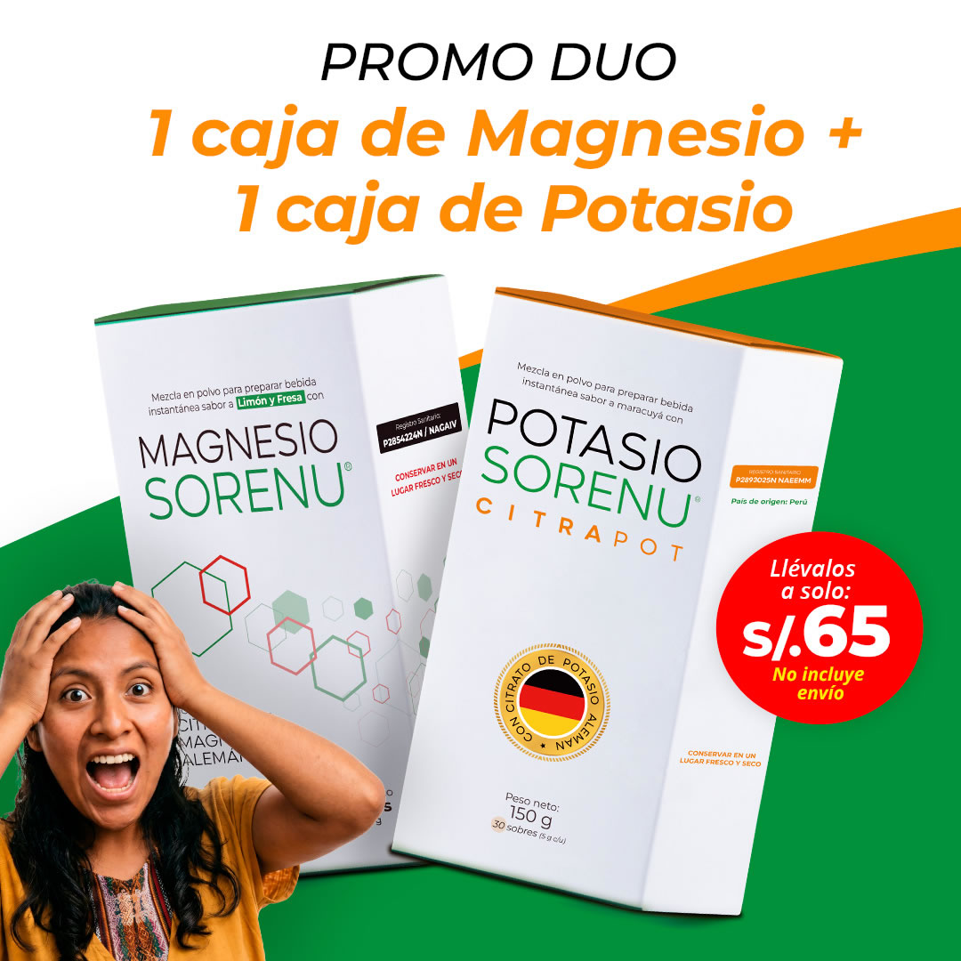 Promoción dúo Magnesio y Potasio SORENU